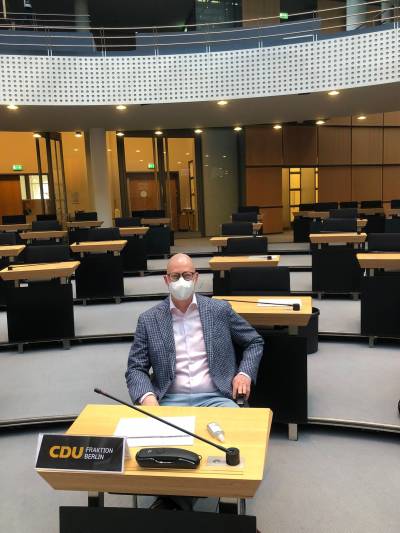 Haushaltsberatungen im Plenarsaal