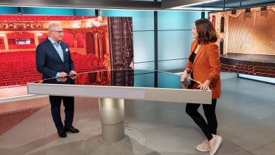 Als Studiogast in der Berliner Abendschau