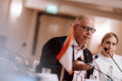 Als Berliner Vertreter bei einer nationalen Konferenz