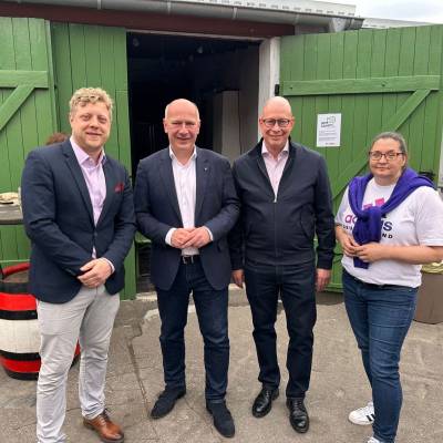 Tennenfest in Buckow mit Kai Wegner