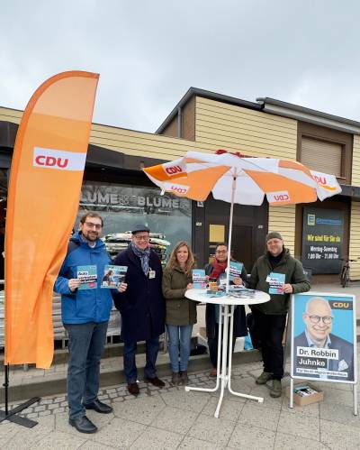 Infostand in Buckow