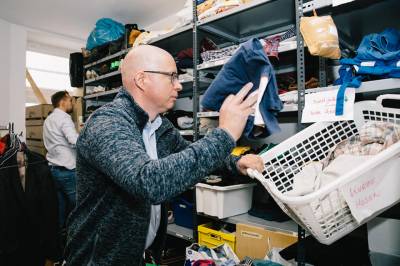 Als ehrenamtlicher Helfer in einer Obdachlosentagessttte